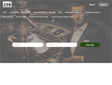Tablet Screenshot of internationalcasinojobs.com